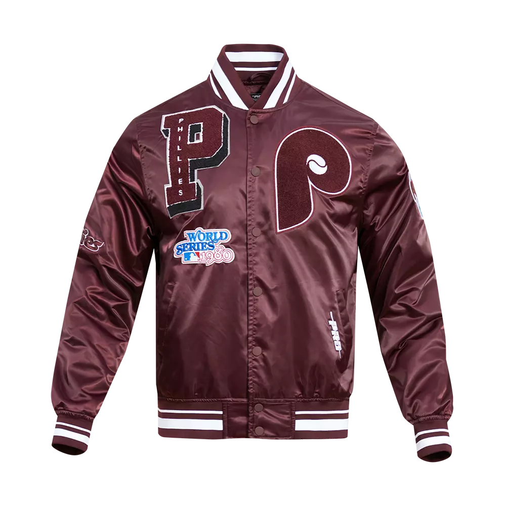 ジャケット・アウター Chalk Line Philadelphia Phillies JACKET Vtg Philadelphia Phillies Chalkline Jacket L MLB Philly